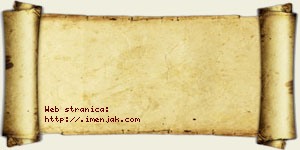 Tina Čakaranović vizit kartica